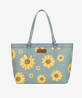 Wrangler Sunflower Print Tote Bag Jean